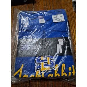 New Large Bottom Drawer South Dakota State College Jack Rabbits Lodge Pajama Set